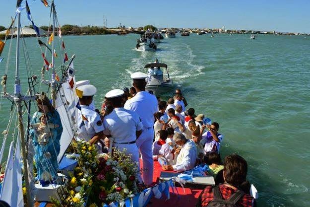 Procissão marítima este ano será à tarde, a partir das 14h30 (Foto: Paulo César de Brito/2015)