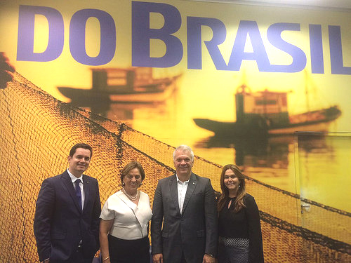 Rosalba Ciarlini com representantes do Banco do Brasil (Foto: Secom/PMM)