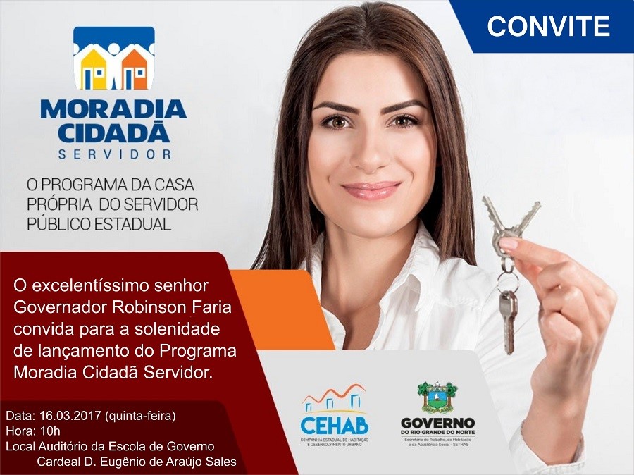 Convite do lançamento do programa nesta quinta-feira (Foto: Divulgação)