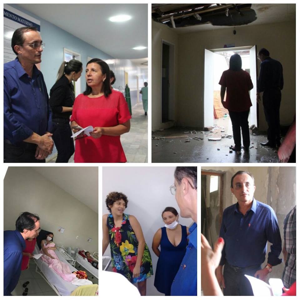 Souza viu instalações em obras e conversou com funcionários e pacientes do HMAC