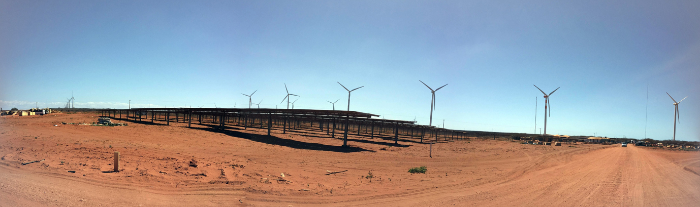 Complexo Fotovoltaico Floresta Instalado Em Areia Branca Est Em Plena