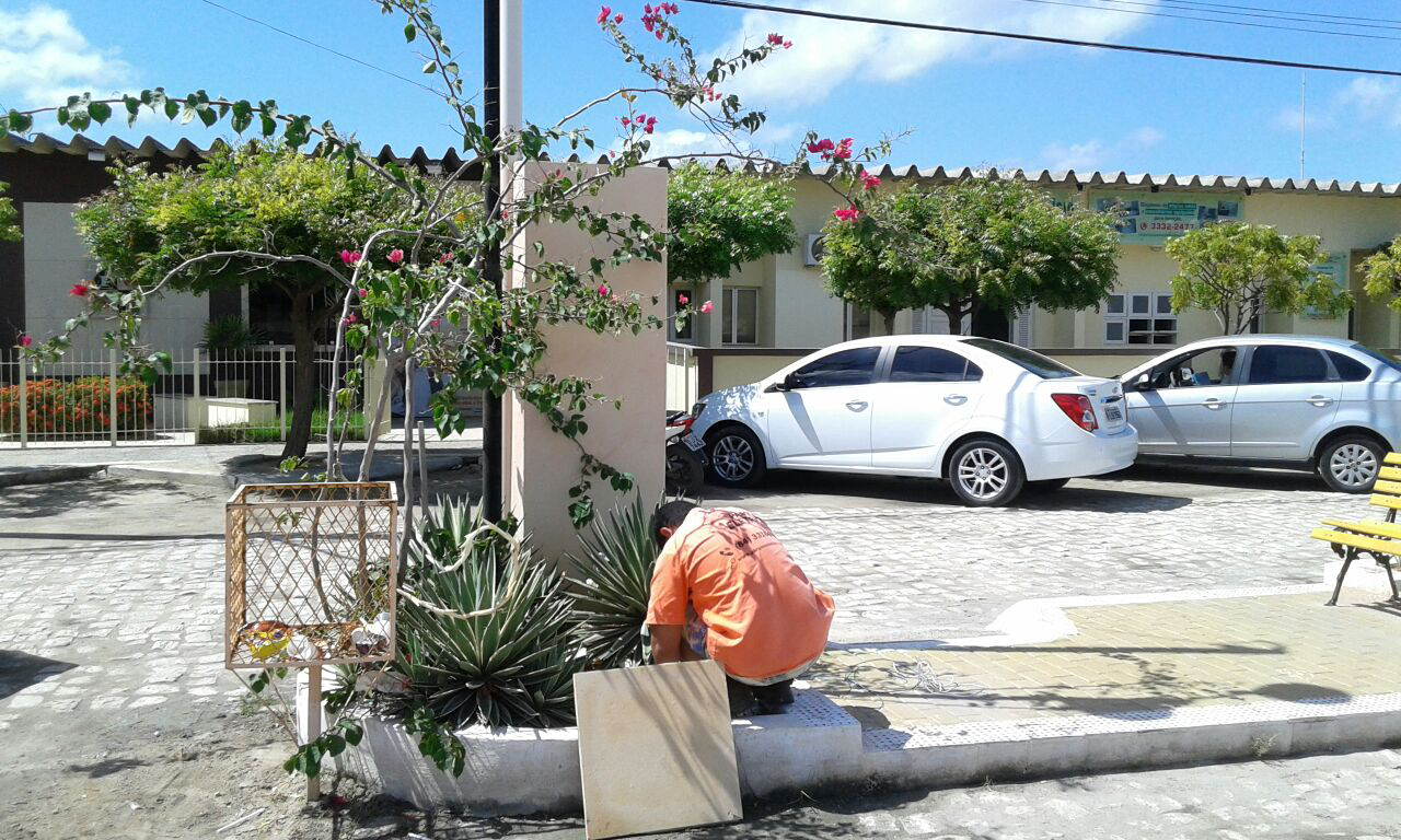 Serviços de melhorias executados na zona urbana da cidade