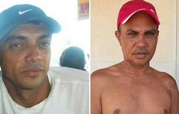 Manoel Anchieta e Francisco Antônio, os pescadores desaparecidos (Foto: Divulgação/Colônia de Pescadores de Areia Branca)