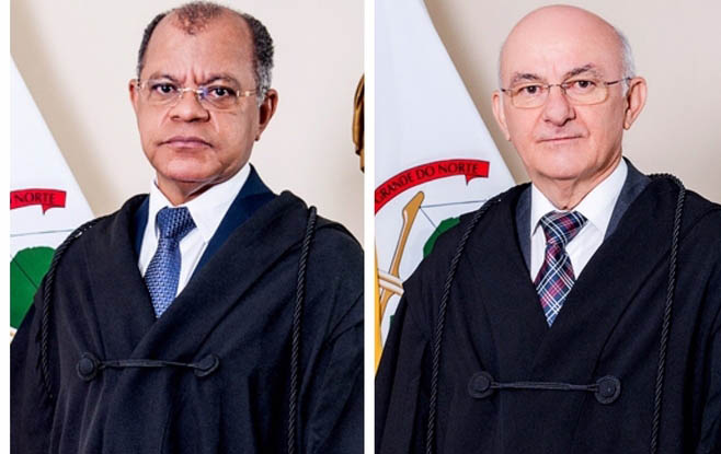Dilermando Mota e Ibanez Monteiro foram eleitos para Corte Eleitoral do RN (Foto: Reprodução)