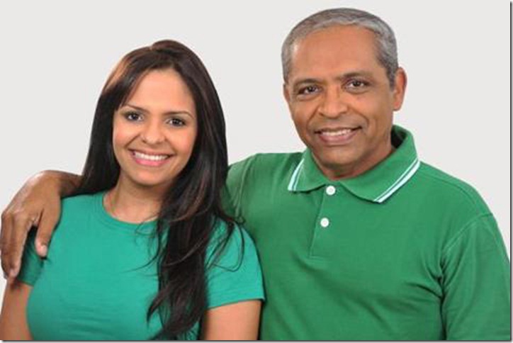 Luana e o pai Bruno Filho são as lideranças do PMDB no município (Foto: Reprodução)