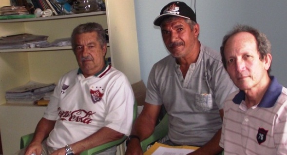 Batista Souto, Lenilton do Vale e Francisco Ventura, representantes dos sindicatos (Foto: Reprodução) 