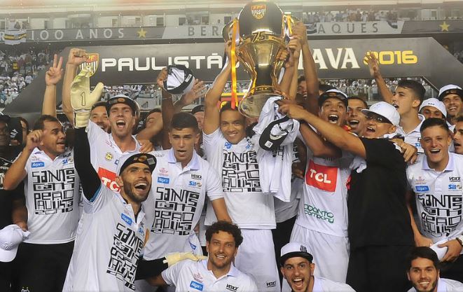 Peixe chegou a 22 títulos paulistas, empatando com o Palmeiras (Foto: Flickr/Santos FC)