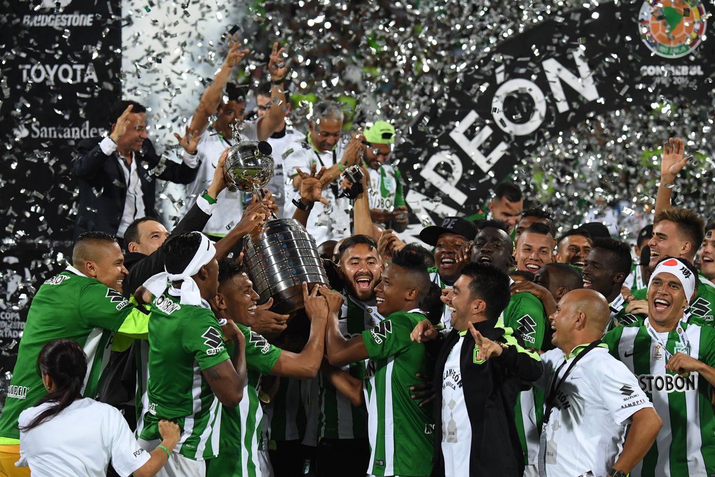 Atlético Nacional chegou a seu segundo título da Copa Libertadores (Foto: Luis Acosta/AFP) 