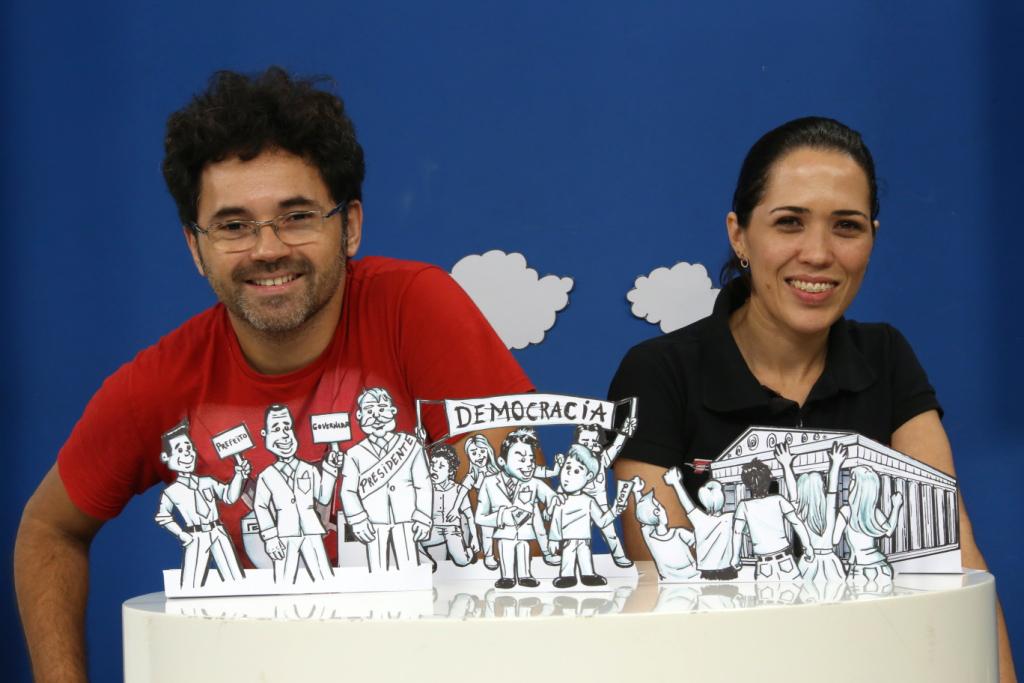 Adriano Pinheiro e Clarissa Paiva, idealizadores do projeto (Foto: Divulgação/TCM)