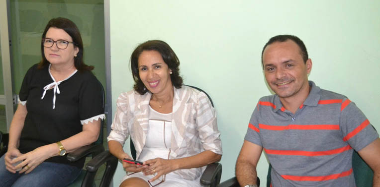 Professor Edson Souza, secretário de Educação do município, participou do evento 