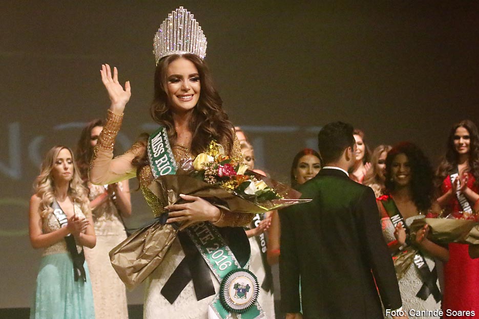 Miss RN, Danielle Marion, ficou com a segunda colocação (Foto: Canindé Soares)