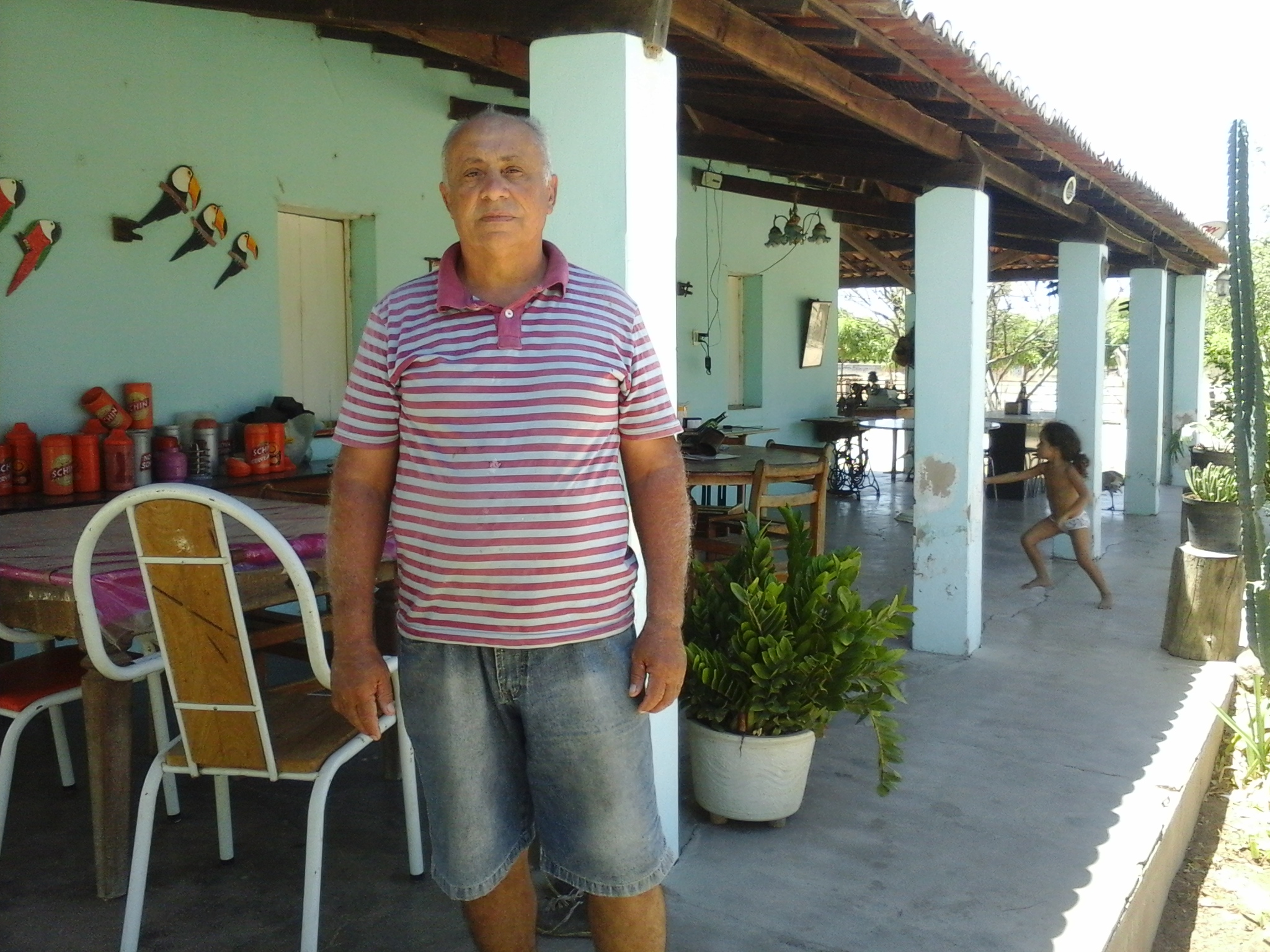 Paulo César, proprietário do Restaurante/Fazenda Rancho Alegre