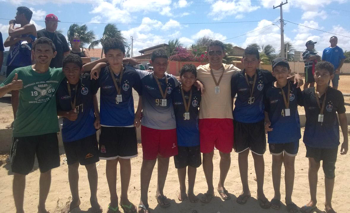 Equipe do Cônego Ismar ficou com o 3º lugar no beach soccer mirim 