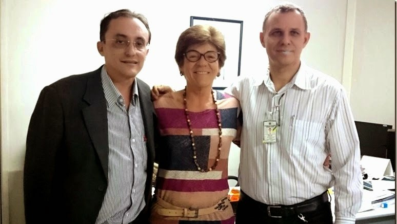 Deputado Souza com Yeda Cunha, da GRPU (Foto: Divulgação)
