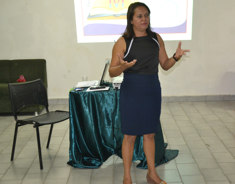 Marta Pereira fez um retrospecto das ações e projetos que tiveram acompanhamento do CME
