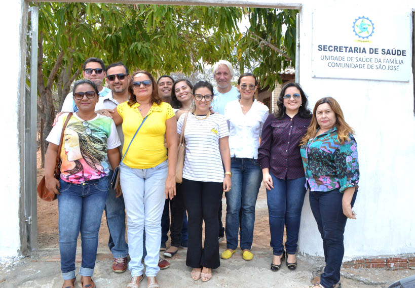 Equipes do PSF e Saúde Bucal que vão atuar na unidade