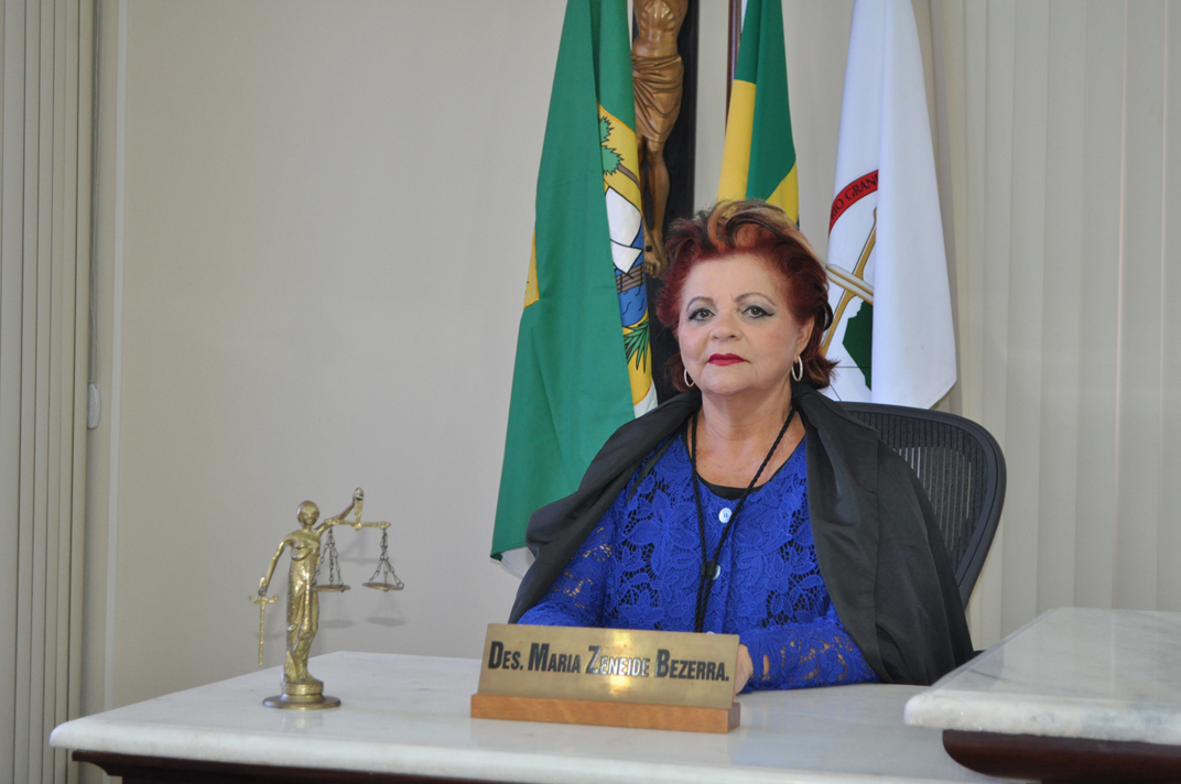 desembargadora Maria Zeneide Bezerra para o cargo de Corregedora Geral da Justiça