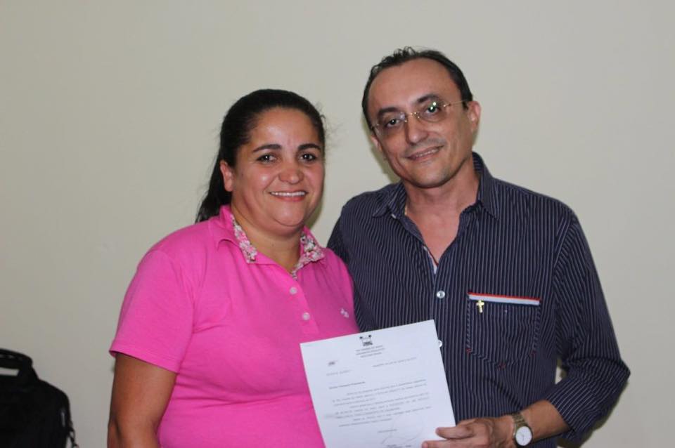 Vice-prefeita Josiane Silva agradeceu ao deputado Souza pelo apoio dado ao município