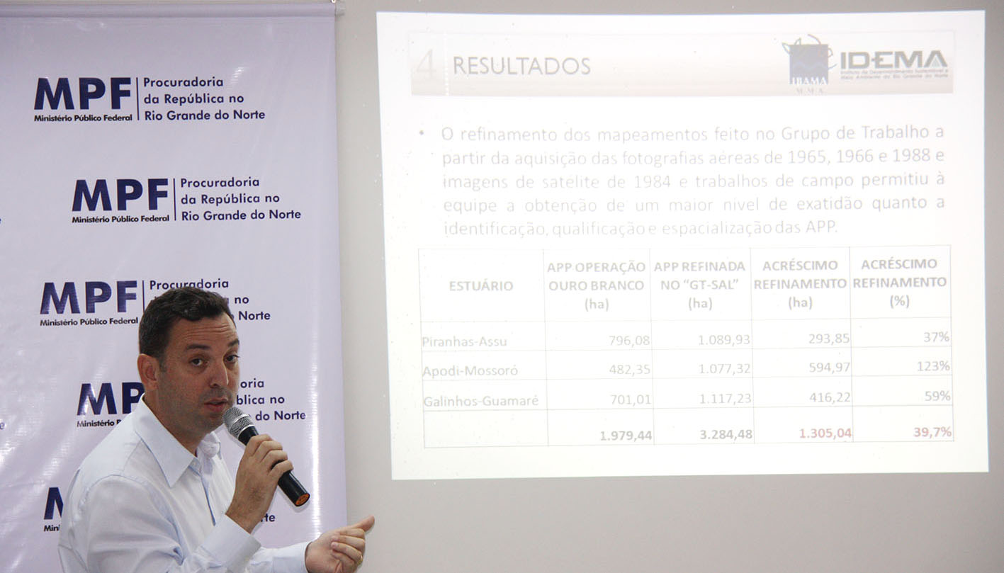 Analista ambiental do Ibama, Frederico Fonseca, apresentou as conclusões do relatório