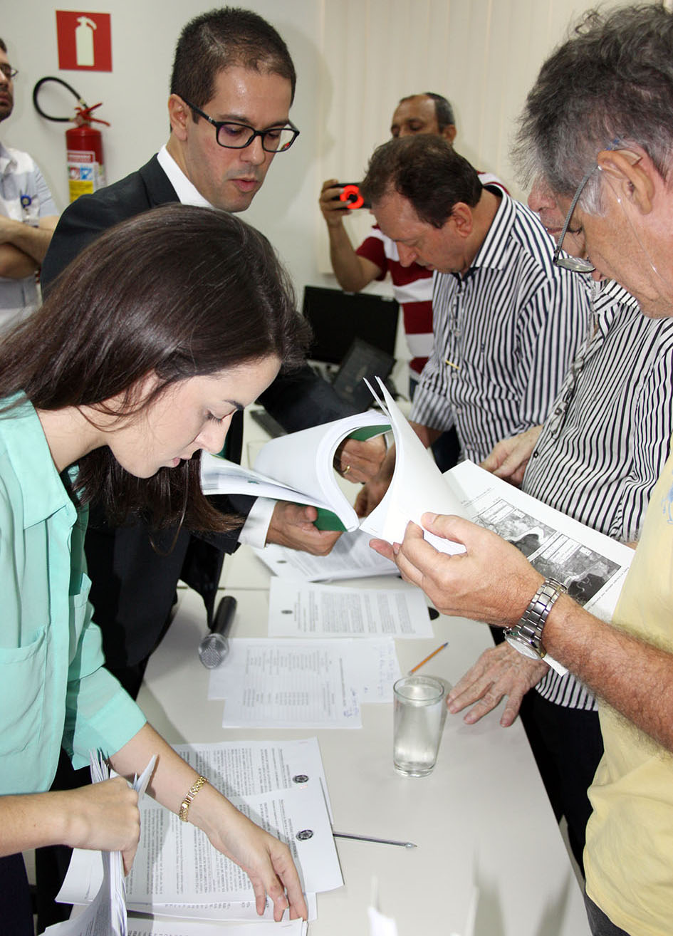 Entrega das propostas de Termos de Condutas  