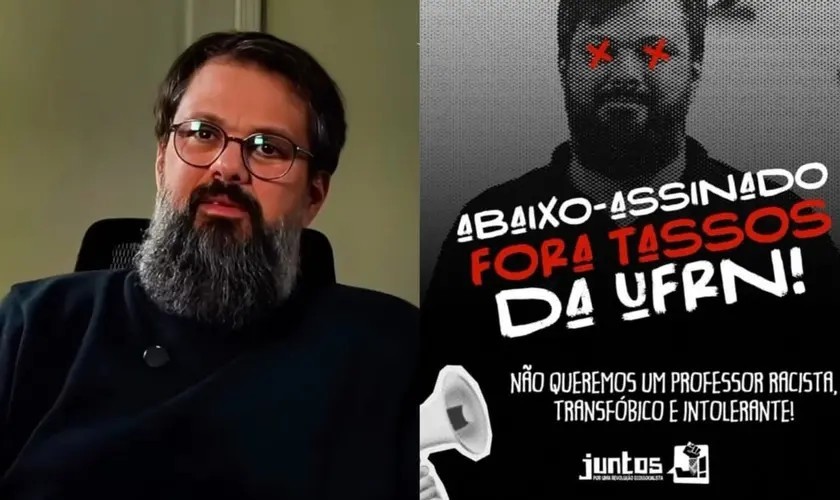 tassos ,alvo de protesto