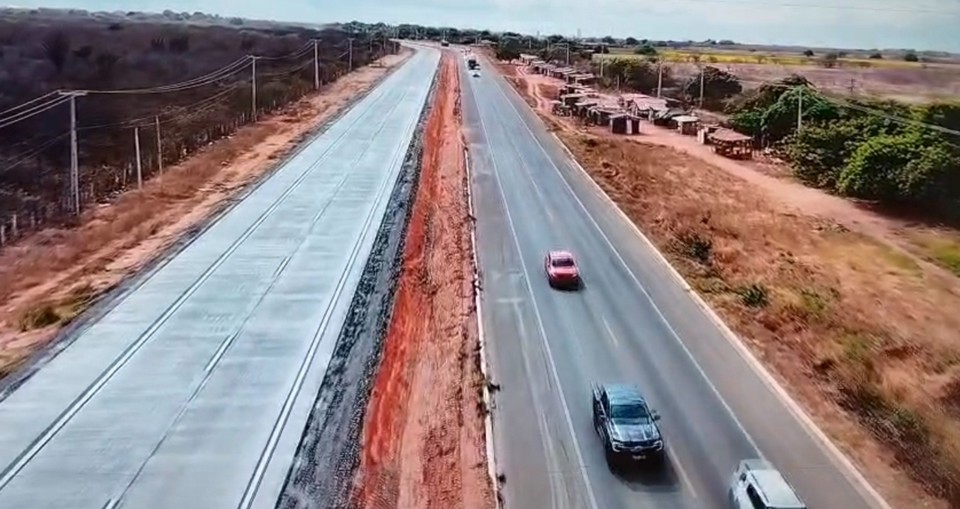 Primeiros 10 quilometros duplicados da BR-304 são liberados no RN