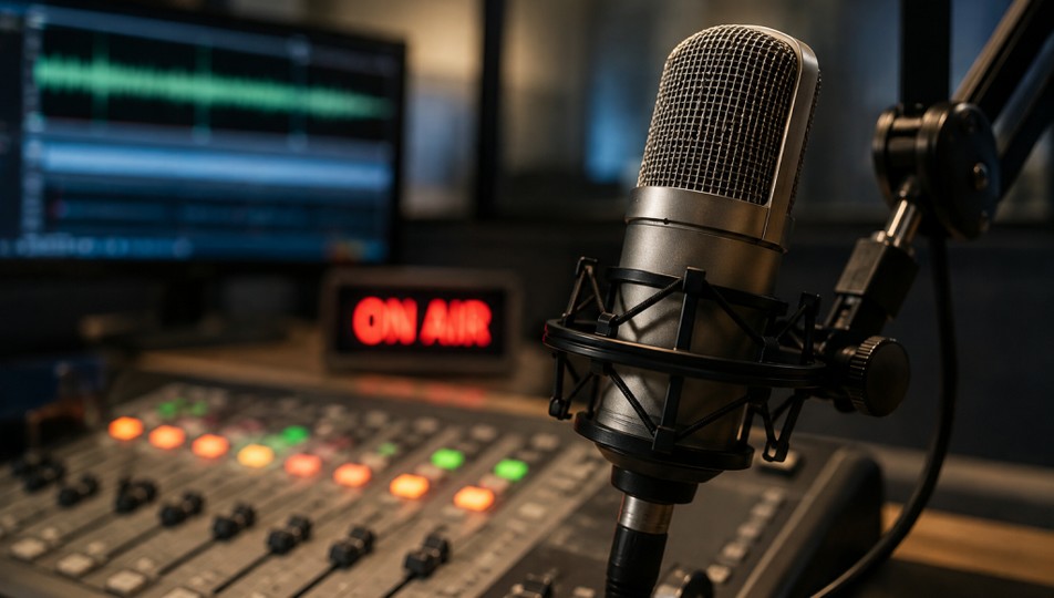 estídio de rádio